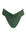 Green swimsuit bottom on a white background